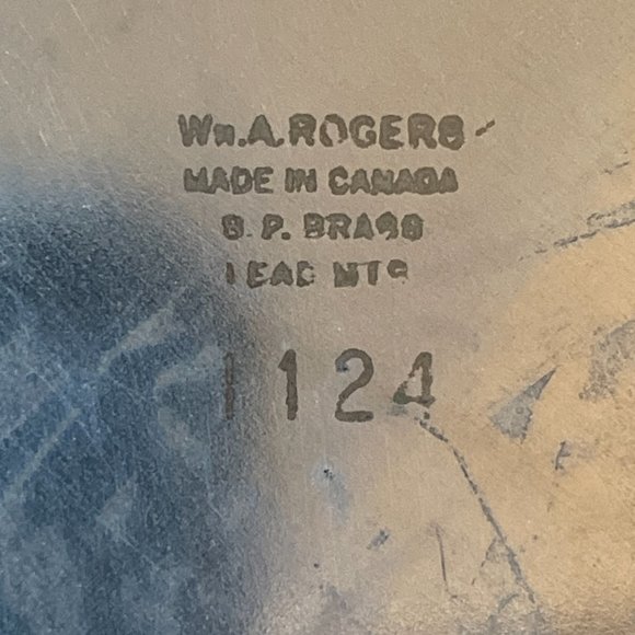 Vintage Large Silver plated Bowl - Wm.A. Rogers, Made in Canada, - Picture 5 of 7